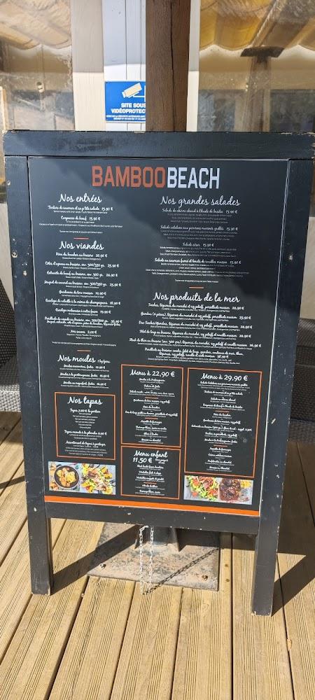 Bamboo Beach - Menu Image 1